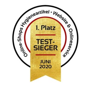 1e Platz!! Hygiene-shop.eu Gewinner Website & Online Service!
